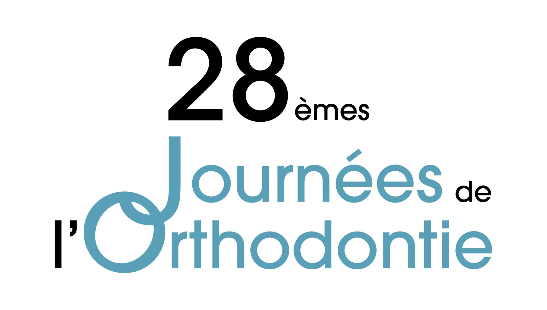 28èmes Journées de l’Orthodontie — visuel officiel